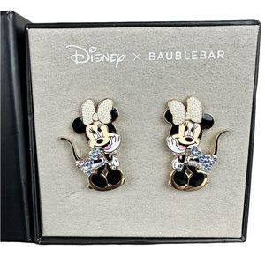 Baublebar Disney Glamour Minnie Mouse‎ Earrings 100th Anniversary Inspired